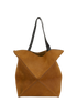 Puzzle Fold Tote L, &pound;750, Handbags, Brown, Suede, Back view
